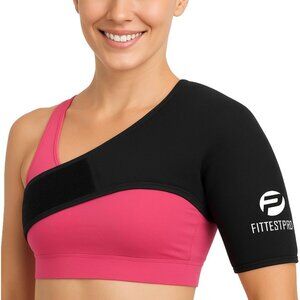 Fittest Pro Shoulder Ice Pack Wrap, HSA or FSA Eligible, Reusable Cold